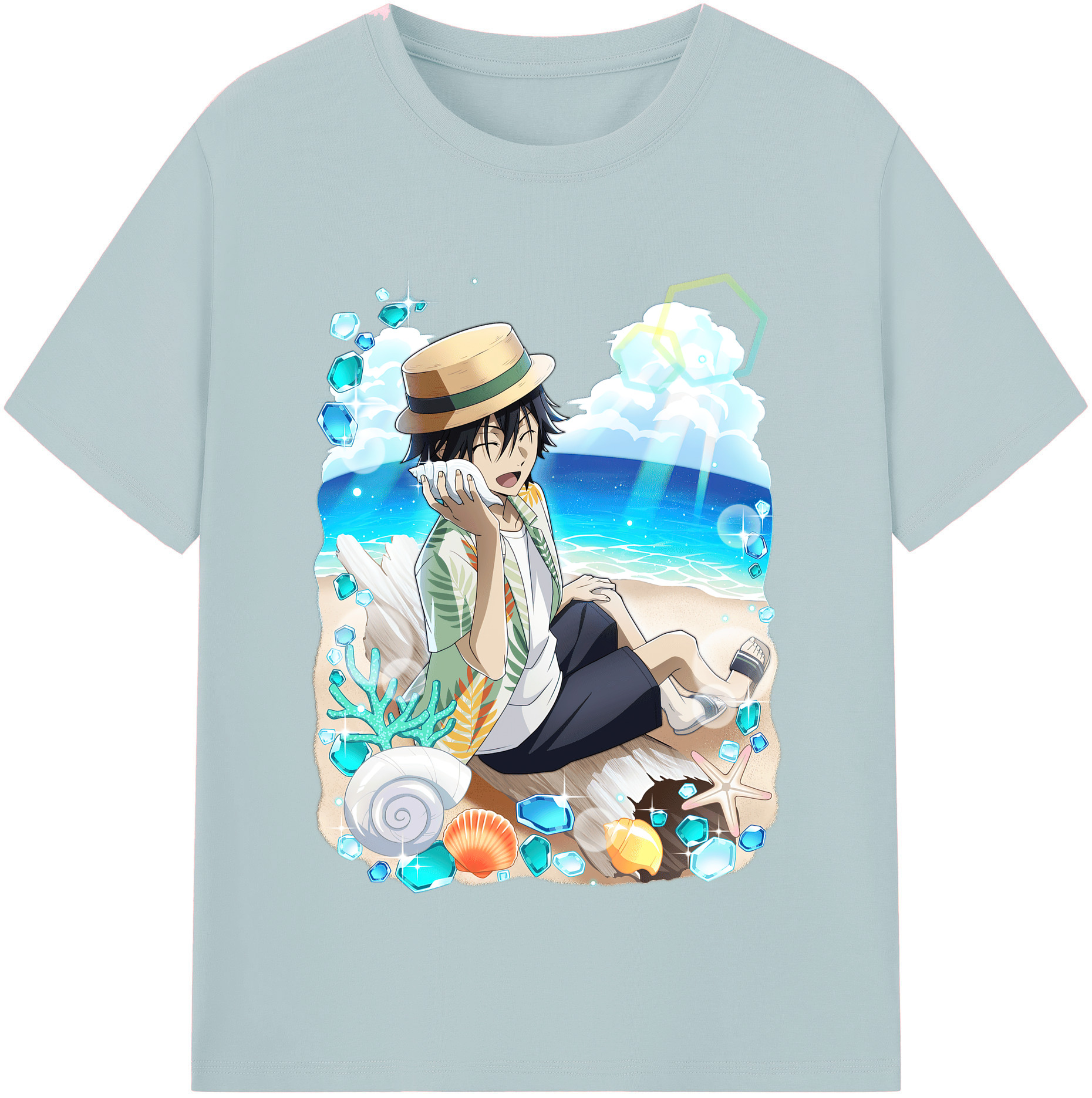 （画像用） 文豪ストレイドッグス Bungo Stray Dogs 綿100％半袖Tシャツ（フロントプリント）